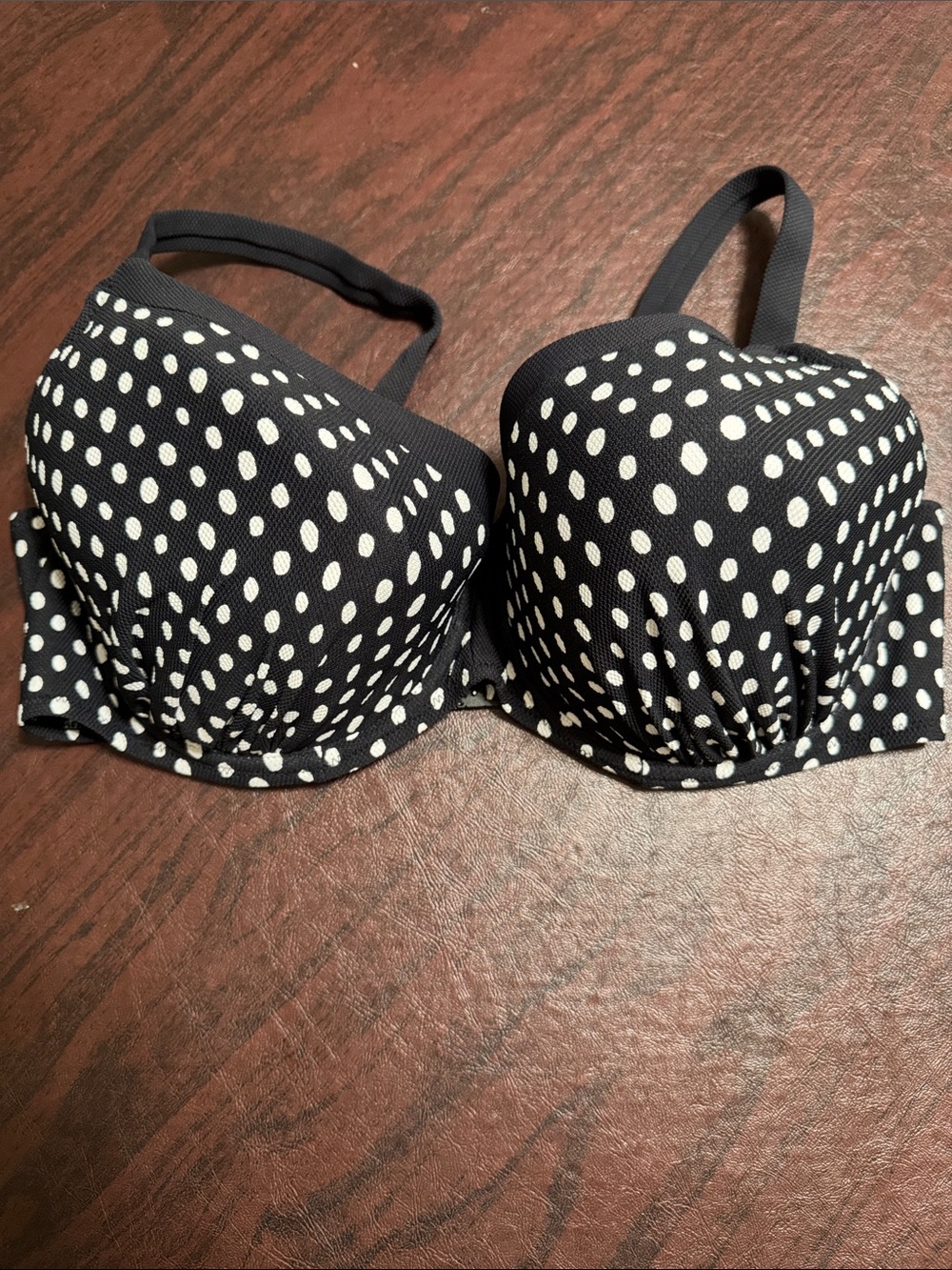 Fantasie Black and White Polka Dot Bikini Top 40 DDD